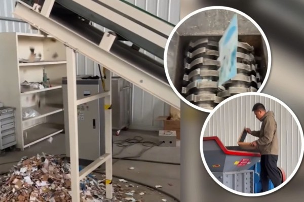 Бизнесмен организовал оригинальное дело. Уничтожает фотографии бывших супругов с помощью шредера Бизнесмен организовал оригинальное дело. Уничтожает фотографии бывших супругов с помощью шредера