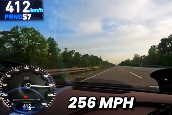 Ютубер разогнался на Bugatti Chiron Sport до 413 км/ч на А1 в Германии